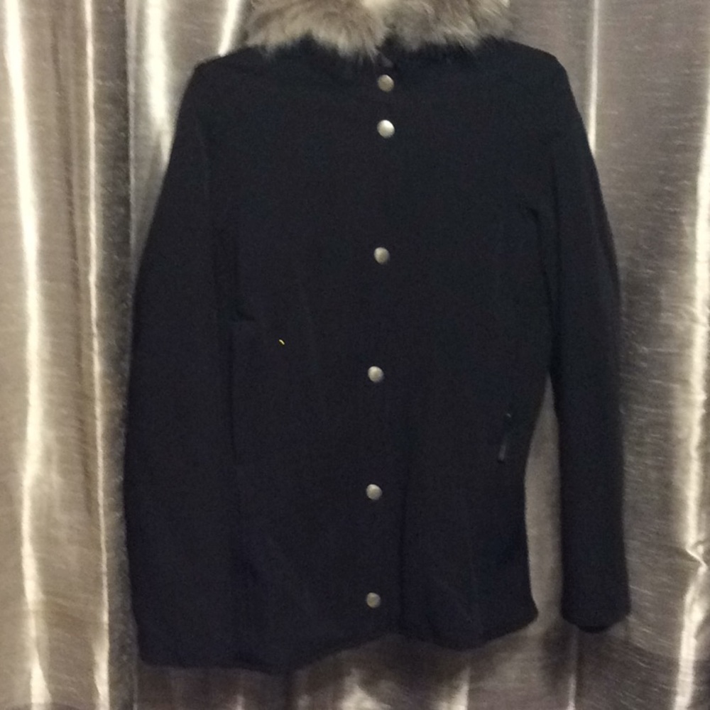 Old Navy Jacket With Hood Black
